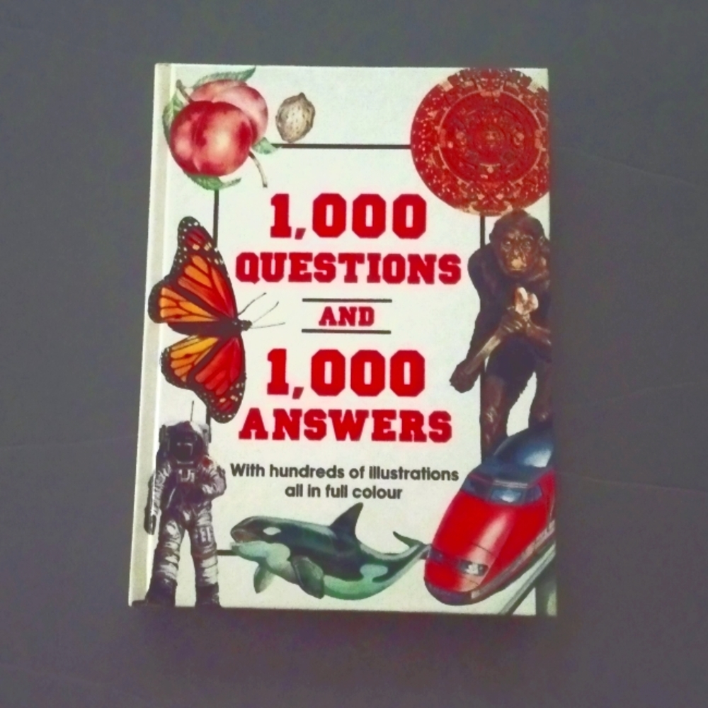 1000 Questions & 1000 Answers Hard Cover Book